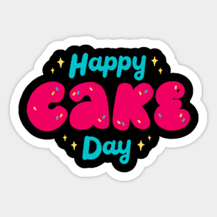 Happy Cake Day Sticker